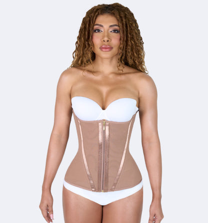 Shaping queens shapewear rotterdam corset beige